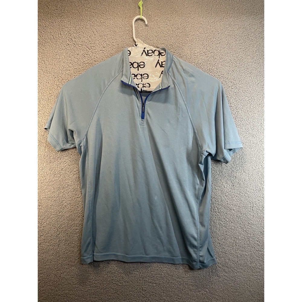 Caribbean‎ Shirt Adult XL  Aqua Supima Cotton  Pullover
